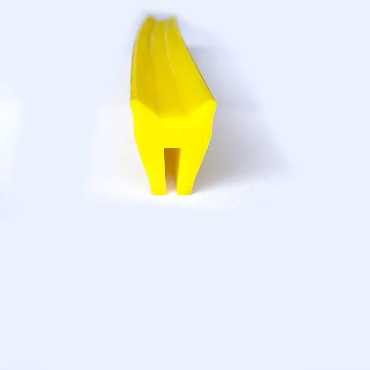ซีลยางซิลิโคนกันกระแทก Solid Sealing Strip Profile Extrusion Silicone Strip